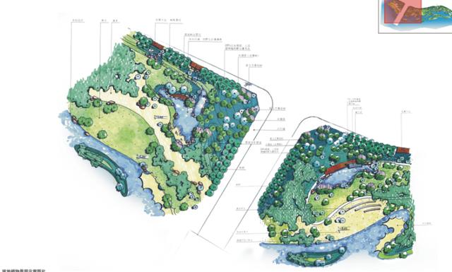 26种滨水景观设计技巧&附70张滨水公园广场景观小节点手绘及PSD