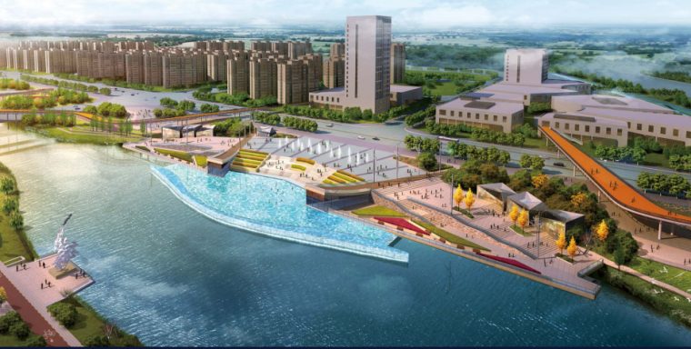 [河南]郑州梅河生态文化休闲水系景观设计-效果图