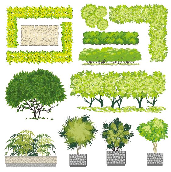 青春系彩平植物素材AI-5-青春系彩平图植物素材（25）预览