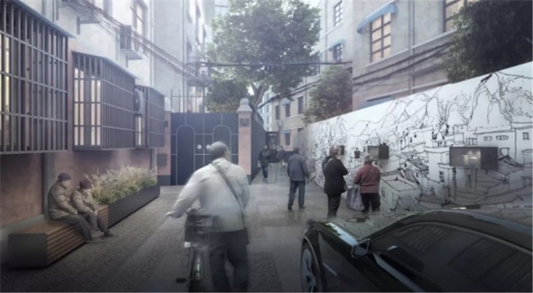 海绵城市的发展趋势及应用-上海愚园路社区环境改造3