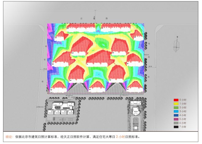 [北京]新古典全龄化居住区景观方案-日照分析