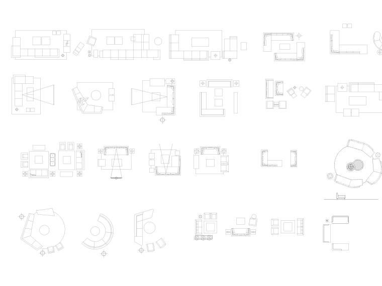 最新CAD图库（家具,植物,厨卫灯具,人物等）-通用CAD图库