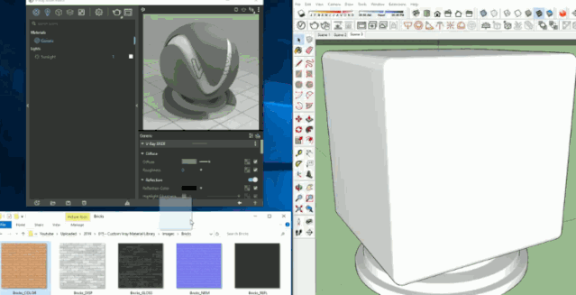 sketchup建模中如何做曲面造型？
