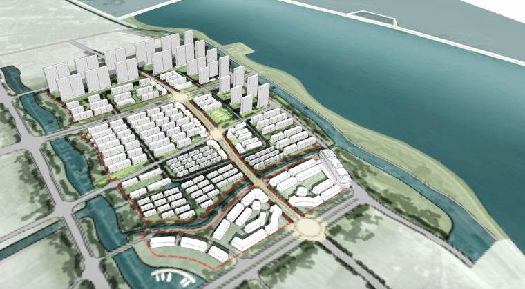 滨水旅游健康居住区概念方案设计文本