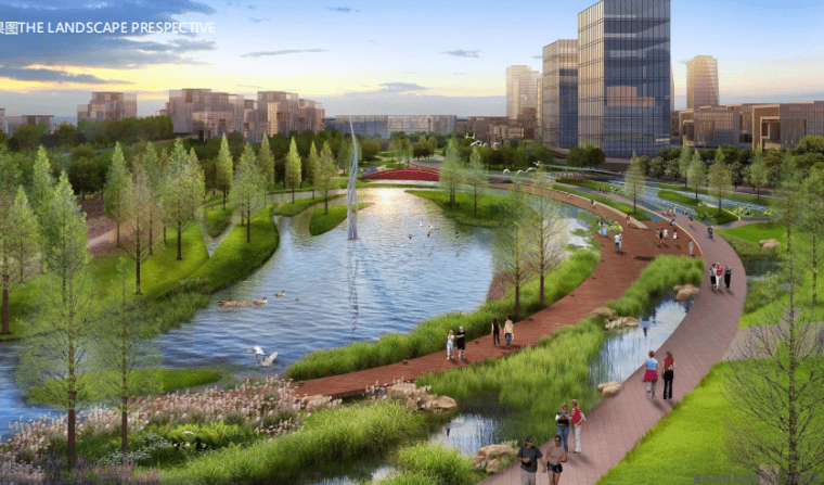 重庆仙桃数据谷生态科技产业园景观方案设计