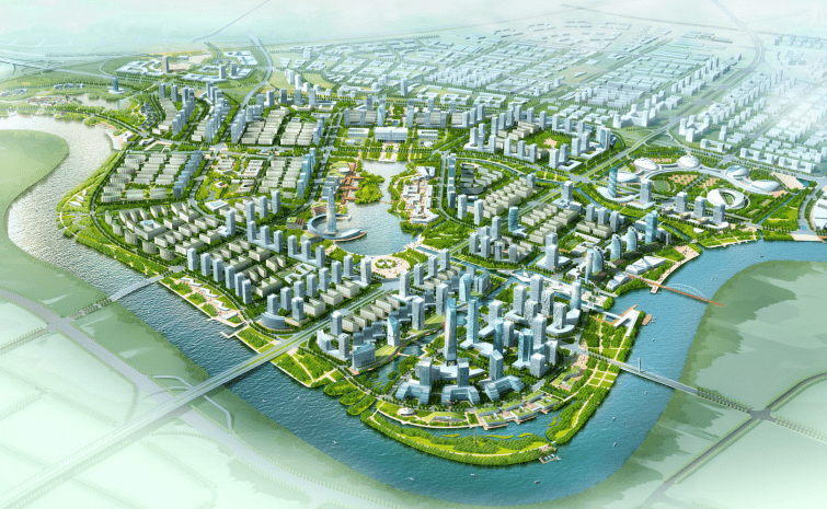 宁波市江北姚江新区概念规划及城市设计