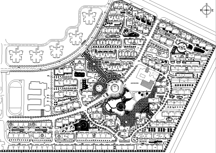 几百套各类居住区景观规划设计CAD平面图