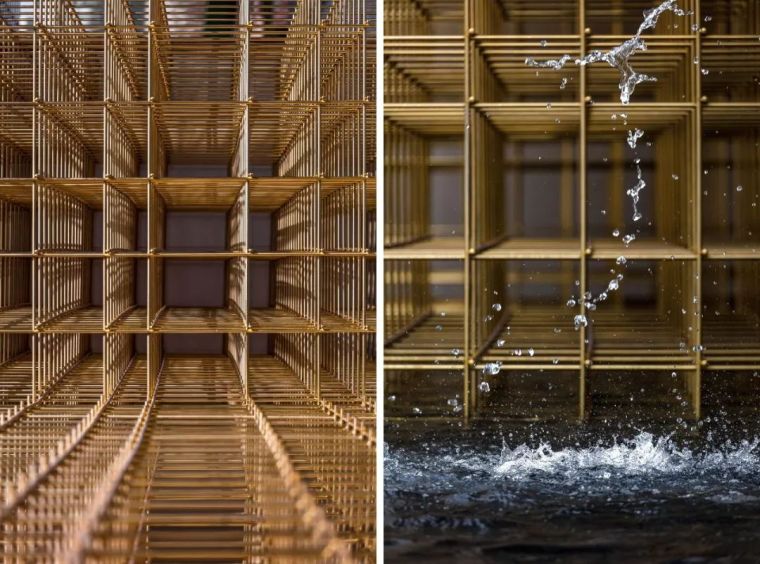 建筑室内景观艺术装置领域的低价材料——金属网