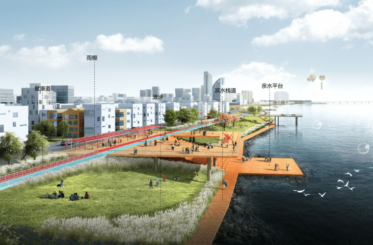 佛山西江沿岸城市设计及景观深化设计活力水廊沿岸规划-VIP景观网