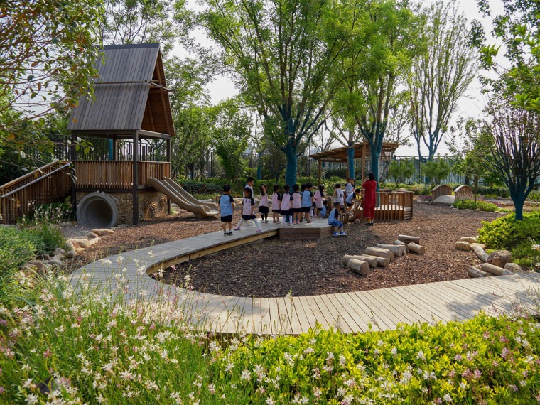 郑州一八学校幼儿园规划设计实景图-VIP景观网
